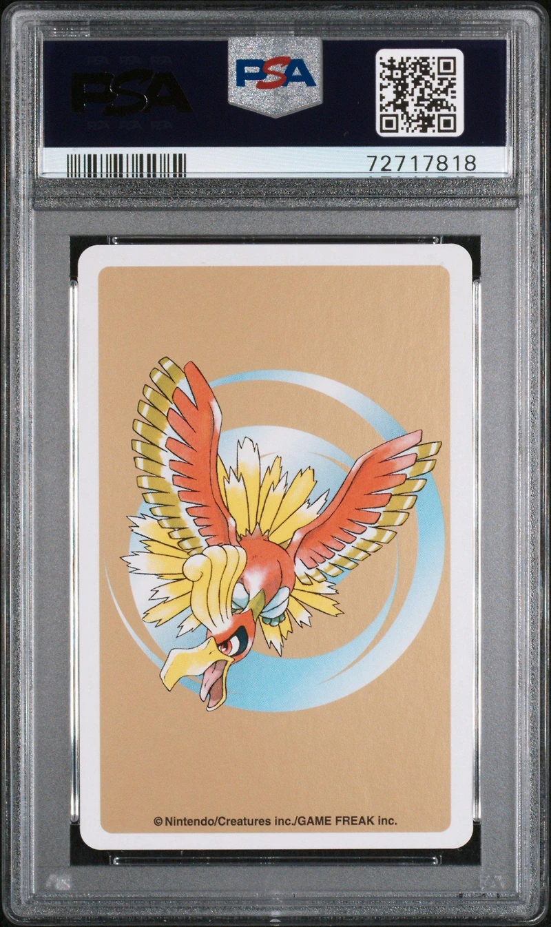 2000 Pokemon Gold Version Playing Cards 152 Chikorita Ace Of Clubs PSA 10