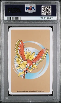 2000 Pokemon Gold Version Playing Cards 160c Feraligatr 5 Of Hearts PSA 10