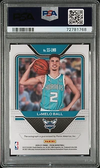 2020 Panini Prizm Sensational Signatures Sslmb Lamelo Ball PSA 10