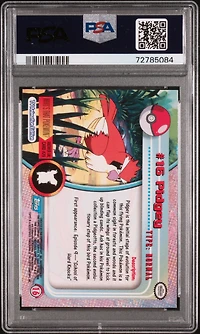 1999 Topps Pokemon Tv 16 Pidgey Foil PSA 9