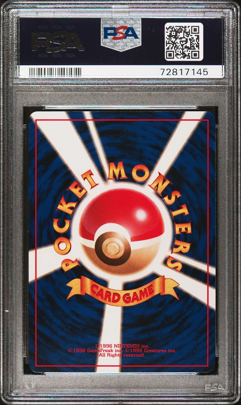 1999 Pokemon Japanese Bulbasaur Deck 16 Meowth PSA