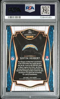 2020 Panini Select 144 Justin Herbert PSA