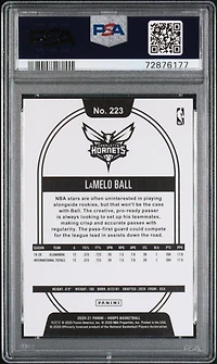 2020 Panini Hoops 223 Lamelo Ball PSA 10