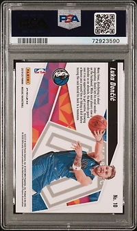 2019 Panini Mosaic Give And Go 10 Luka Doncic Green Mosaic PSA 10