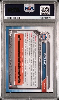 2019 Bowman Draft Bdc39 Brett Baty Chrome-blue Refractor PSA 10