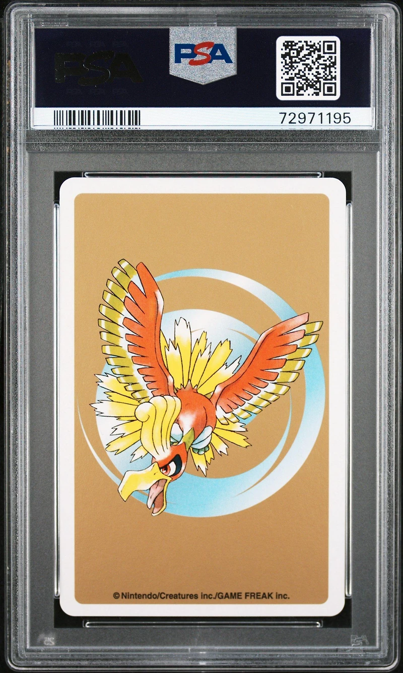 2000 Pokemon Gold Version Playing Cards 250 Ho-oh Ace Of Spades PSA 10