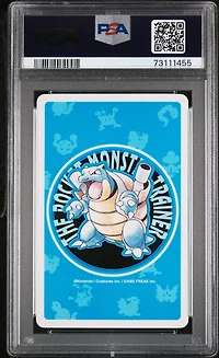 1998 Pokemon Blue Version Playing Cards 037 Vulpix Queen Of Clubs PSA