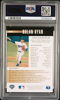 1993 Upper Deck Sp6 Nolan Ryan The Express' Last Run PSA 10