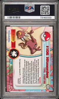 2000 Topps Pokemon Tv Animation Series 2 106 Hitmonlee Foil PSA 9