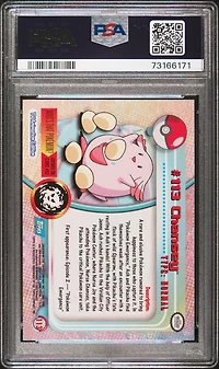 2000 Topps Pokemon Tv Animation Series 2 113 Chansey Foil PSA 10