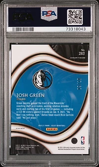 2020 Panini Select 283 Josh Green Gold Disco Prizm PSA 9