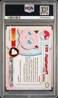 1999 Topps Pokemon Tv 39 Jigglypuff Foil PSA 9