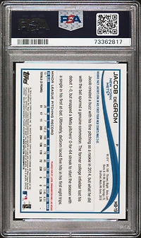 2014 Topps Chrome Update Mb-19 Jacob Degrom PSA 10