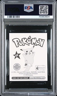1999 Merlin Pokemon S29 Ash & Pikachu-prism PSA