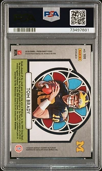 2019 Panini Prizm Draft Picks 100 Tom Brady Silver Prizm PSA 10