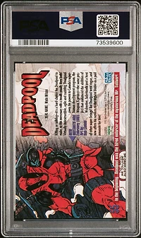 1993 Marvel Masterpieces 55 Deadpool PSA 9