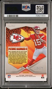 2022 Panini Phoenix Flame Throwers Ft4 Patrick Mahomes Ii PSA 10