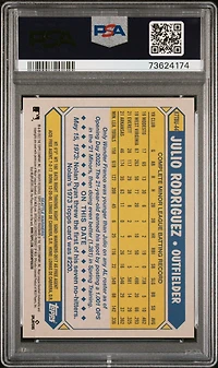 2022 Topps Update 1987 Topps Baseball 87tbu44 Julio Rodriguez PSA