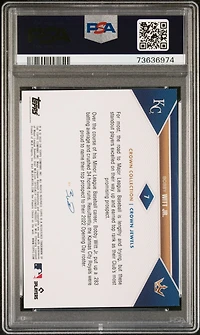 2022 Topps X Bobby Witt Jr. Crown Collection 7 Bobby Witt Jr. PSA 10