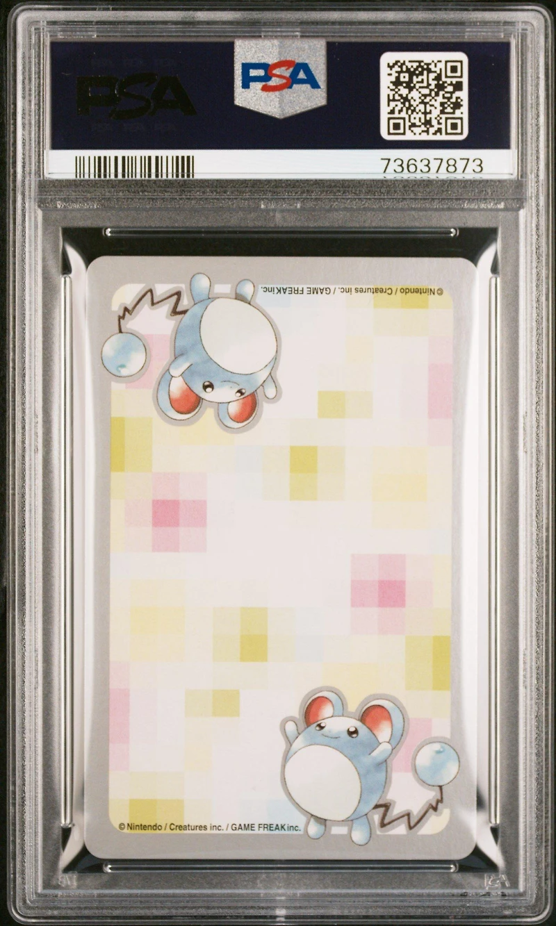 2000 Pokemon Silver Version Part 2 Playing Cards 173 Cleffa Ace Of Hearts PSA 9
