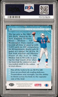 1993 Upper Deck 11 Drew Bledsoe PSA 10