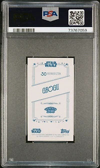 2022 Topps 206 Star Wars Grogu Green Star Field PSA 10