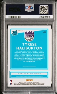 2020 Panini Donruss Optic 162 Tyrese Haliburton Fanatics Box Set PSA 10
