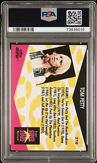 1991 Proset Superstars Musicards 218 Tom Petty PSA 9