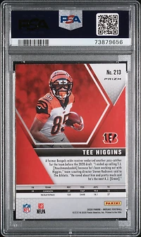 2020 Panini Mosaic 213 Tee Higgins Reactive Orange PSA 10