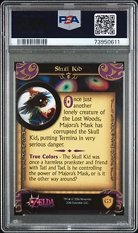 2016 Enterplay Legend Of Zelda Gold Foil G3 Skull Kid Majora's Mask PSA 9
