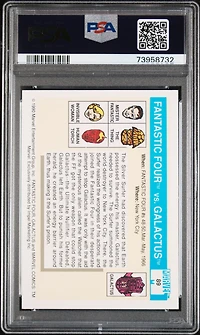 1990 Marvel Universe 89 Fantastic Four Vs. Galactus PSA 10