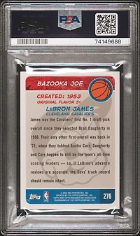 2003 Bazooka 276 Lebron James Mini PSA 9