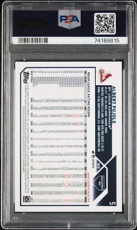 2023 Topps 5 Albert Pujols PSA 10