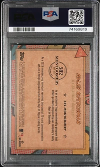 2023 Topps 582 Montgomery Set 14 Adley Rutschman PSA 10