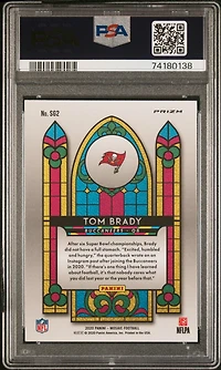 2020 Panini Mosaic Stained Glass Sg2 Tom Brady PSA 9