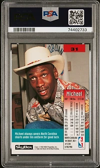 1992 Skybox 31 Michael Jordan PSA