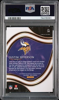 2020 Panini Select 361 Justin Jefferson PSA 10