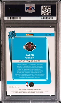 2021 Panini Donruss Optic 159 Jalen Green Premium Box Set PSA