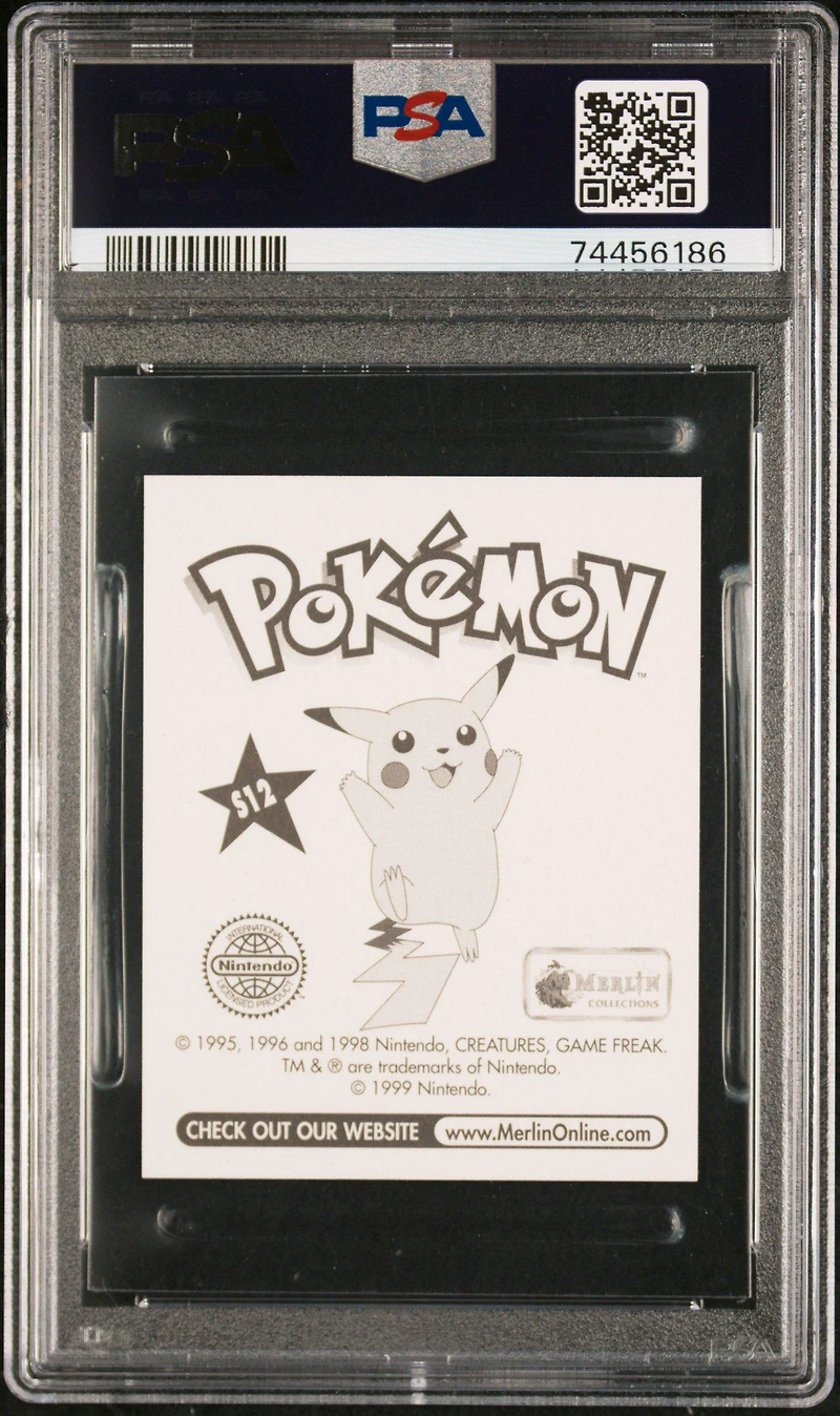 1999 Merlin Pokemon S12 Poliwhirl PSA 10