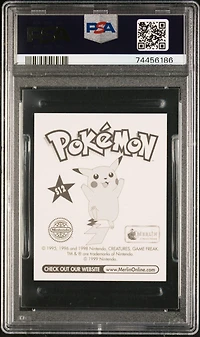 1999 Merlin Pokemon S12 Poliwhirl PSA 10