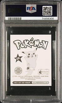 1999 Merlin Pokemon S28 Misty-prism PSA 9