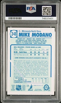 1990 O-pee-chee 348 Mike Modano PSA 10