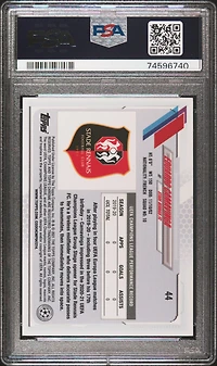 2020 Topps Chrome Uefa Champions League Sapphire Edition 44 Eduardo Camavinga PSA 10