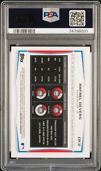 2014 Bowman Draft Picks Top Prospects Ctp37 Rafael Devers Chrome-refractor PSA 9