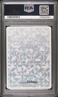 2023 Weiss Schwarz Japanese Disney100 036 Adventures In Neverland, Peter Pan Sr PSA 10