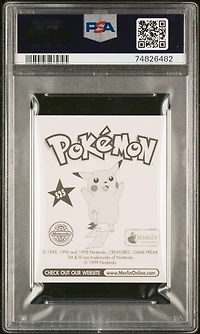 1999 Merlin Pokemon S25 Mew-prism PSA