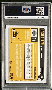 2018 Panini Classics 207 Josh Allen PSA 10