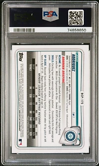 2020 Bowman Chrome Mega Box Bcp175 Julio Rodriguez PSA 10