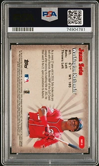 2018 Bowman's Best 1998 Best Performers Js Juan Soto PSA 10