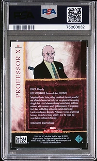 2008 Marvel Masterpieces Set 2 60 Professor X PSA 8